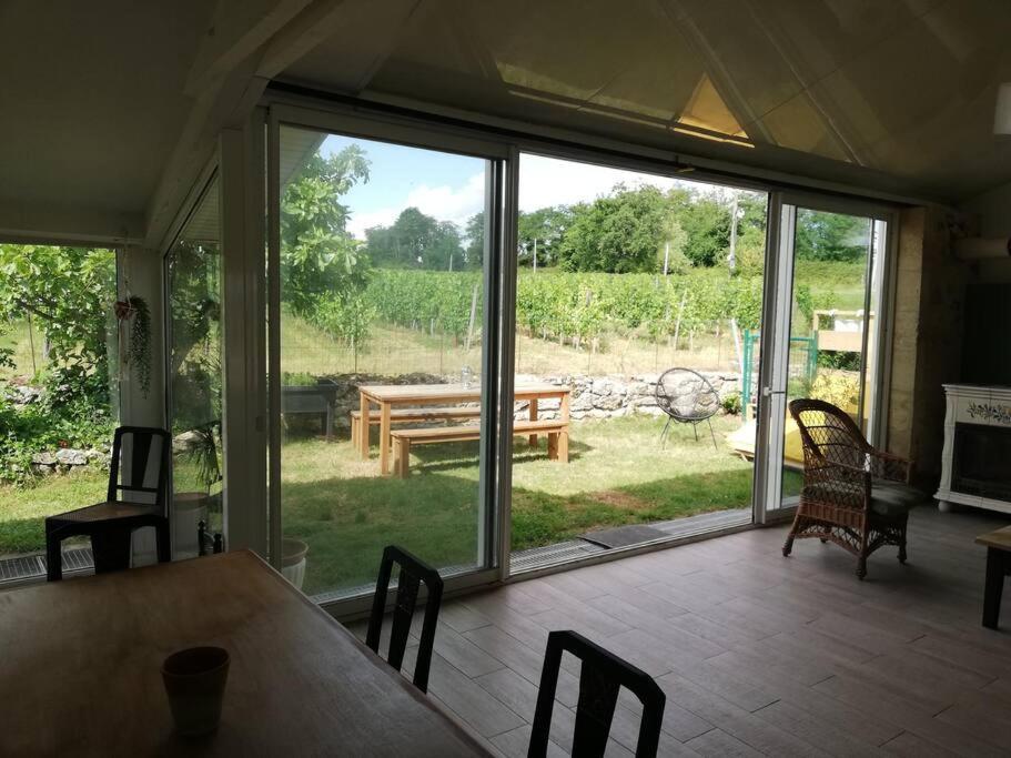 Gite L'Edenwine Doulezon Exteriör bild